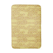 Stroom van gouden bellen badmat (Voorkant Verticaal)