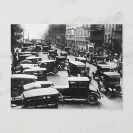 stroom van het Verkeer van het Detroit Briefkaart