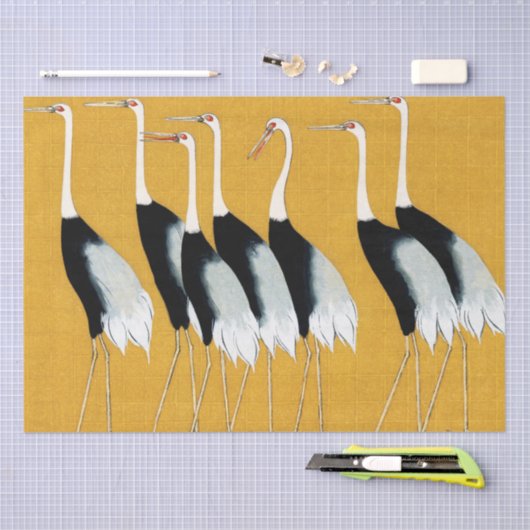 STROOM VAN JAPANSE KRANEN TISSUEPAPIER (Craft)