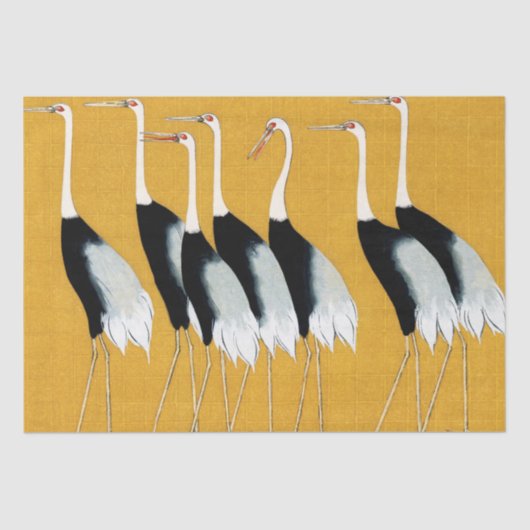 STROOM VAN JAPANSE KRANEN TISSUEPAPIER (Voorkant)