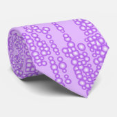 Stroom van luchtbellen, lavender stropdas (Opgerold)