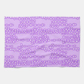 Stroom van luchtbellen, lavender theedoek (Horizontaal)