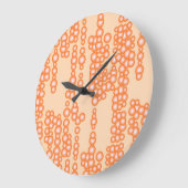 Stroom van luchtbellen, perziken grote klok (Hoek)