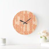 Stroom van luchtbellen, perziken grote klok (Huis)