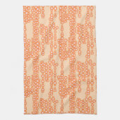 Stroom van luchtbellen, perziken theedoek (Verticaal)