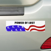 Stroom van stof bumpersticker (Op auto)