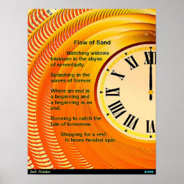 Stroom van Zand Poster