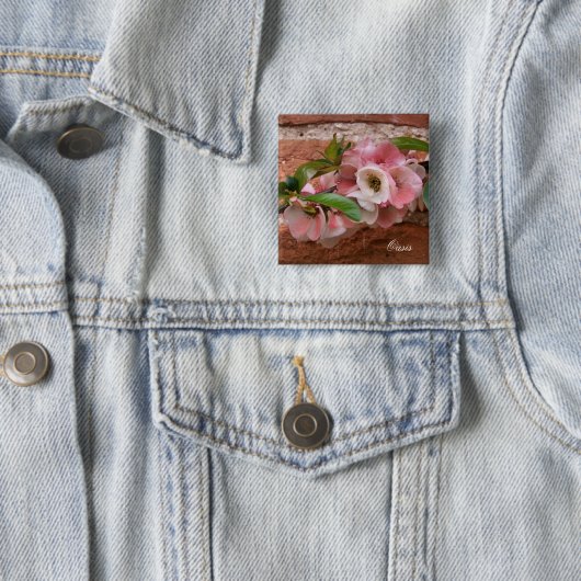 STROOM VIERKANTE BUTTON 5,1 CM (In situ)