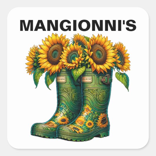 STROOM VIERKANTE STICKER (Voorkant)