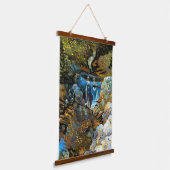 STROOM WATerval Hangend Wandkleed (Gebogen)