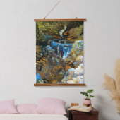 STROOM WATerval Hangend Wandkleed (Slaapkamer)