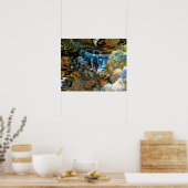 STROOM WATerval Poster (Keuken)