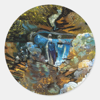 STROOM WATerval Ronde Sticker