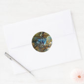 STROOM WATerval Ronde Sticker (Envelop)