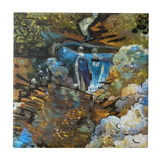 STROOM WATerval Tegeltje (Voorkant)