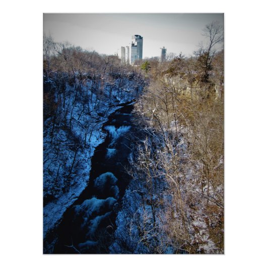 "Stroom weg!" Foto Afdruk (Voorkant)