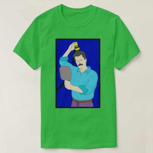 Stroomafvoer en drink van de bosbes t-shirt (Design voorkant)