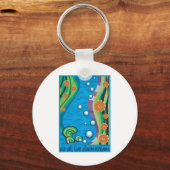 stroomafwaarts sleutelhanger (Voorkant)