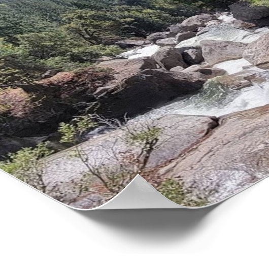 stroomafwaartse vernale Herfsten Poster (Hoek)