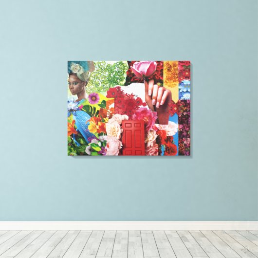 Stroomaggregaat Canvas Afdruk (Insitu (Houten vloer))