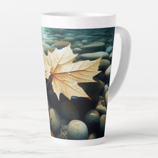 Stroombladeren Latte Mok (Rechterhoek)