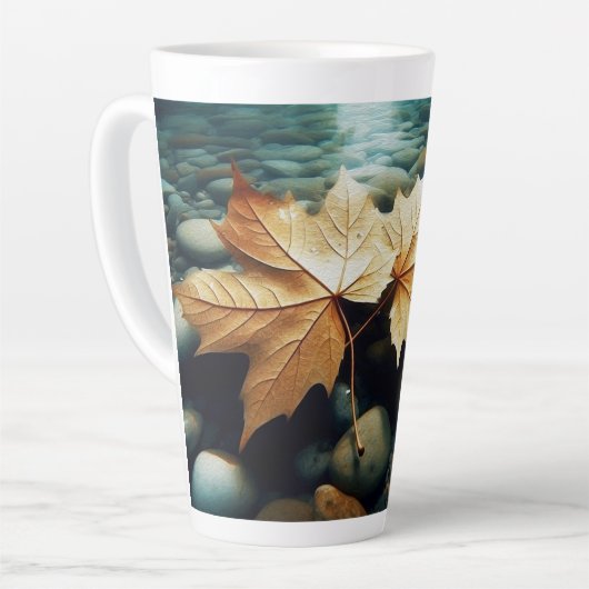 Stroombladeren Latte Mok (Linkerhoek)