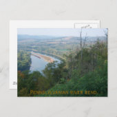 Stroombocht, Pennsylvanian rivierbocht. Briefkaart (Voorkant / Achterkant)