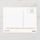 Stroombocht, Pennsylvanian rivierbocht. Briefkaart (Achterkant)