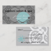 STROOMCHIC AFSPRAKENKAARTJE (Voorkant / Achterkant)