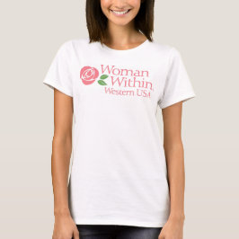 Stroomcirkel bovenaan t-shirt