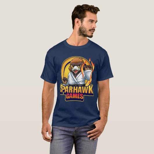 #stroomer SparhawkGames t-shirt (Voorkant volledig)