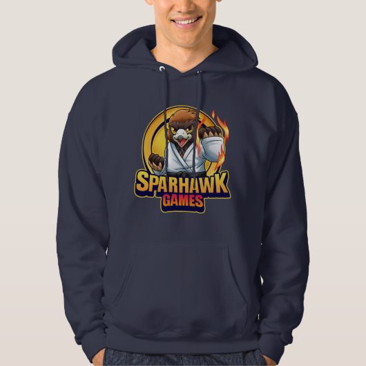 #stroomer SparhawkGames Unisex hoodie (Voorkant)
