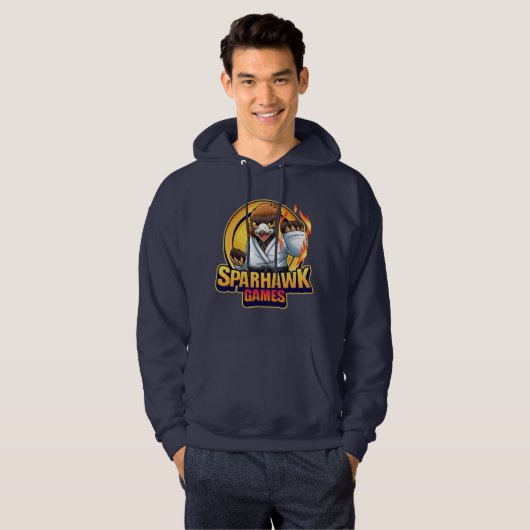 #stroomer SparhawkGames Unisex hoodie (Voorkant volledig)