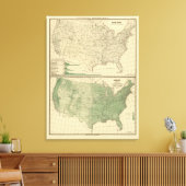 Stroomgebieden, Bosbouw Canvas Afdruk (Insitu (Woonkamer))