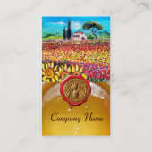 STROOMGEBIEDEN, HONIG RODE WAXSEAL, BEEKEEPER VISITEKAARTJE (Achterkant)