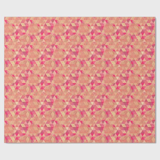 Stroomgeometrisch patroon cadeaupapier (Vlak)