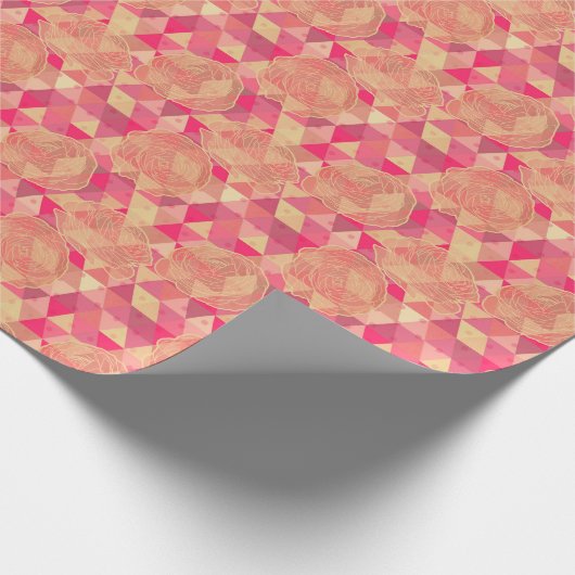 Stroomgeometrisch patroon cadeaupapier (Hoek)