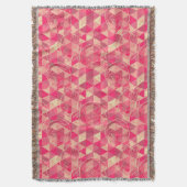 Stroomgeometrisch patroon deken (Voorkant Verticaal)