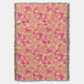 Stroomgeometrisch patroon deken (Voorkant Verticaal)