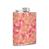 Stroomgeometrisch patroon heupfles (Rechts)