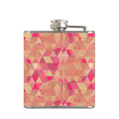 Stroomgeometrisch patroon heupfles (Achterkant)