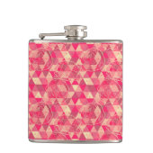 Stroomgeometrisch patroon heupfles (Voorkant)