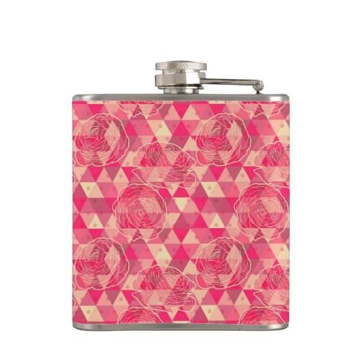 Stroomgeometrisch patroon heupfles (Achterkant)