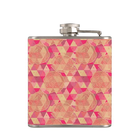 Stroomgeometrisch patroon heupfles (Achterkant)