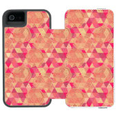 Stroomgeometrisch patroon incipio iPhone portemonnee hoesje (Agenda Open)