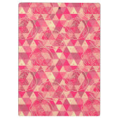 Stroomgeometrisch patroon klembord (Achterkant)