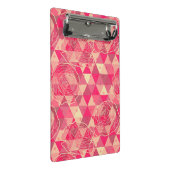 Stroomgeometrisch patroon mini klembord (Schuin)