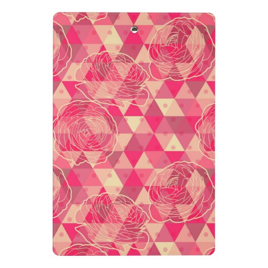 Stroomgeometrisch patroon mini klembord (Achterkant)