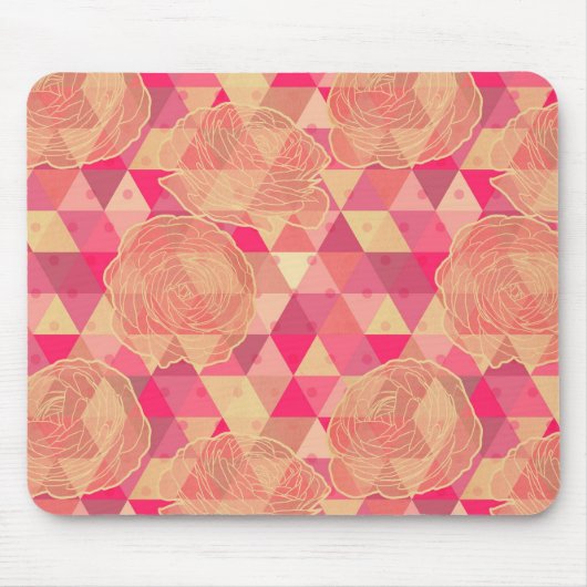 Stroomgeometrisch patroon muismat (Voorkant)