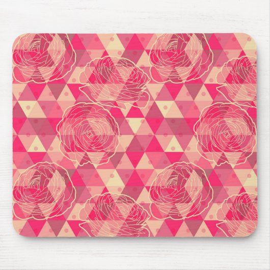 Stroomgeometrisch patroon muismat (Voorkant)